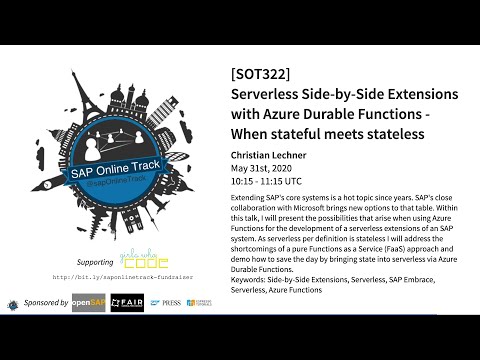 [SOT322] Serverless Side-by-Side Extensions with Azure Durable Functions