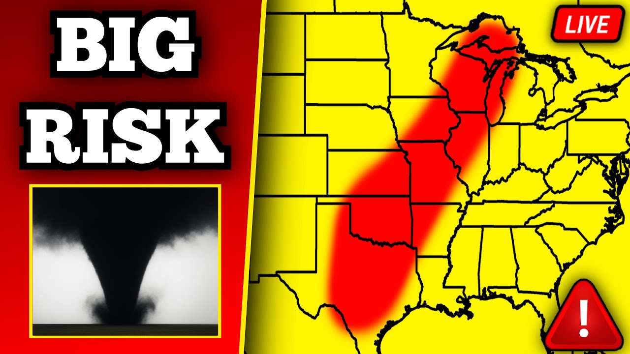 🔴 BREAKING Tornado Warning In Texas - Tornadoes Possible - With Live Storm Chasers