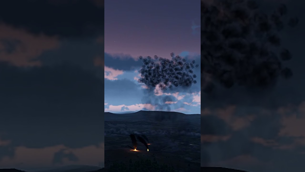Today, a huge explosion occurred when Israel's defenses collapsed. - ARMA 3