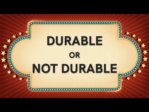 Durable or Not Durable Gameshow