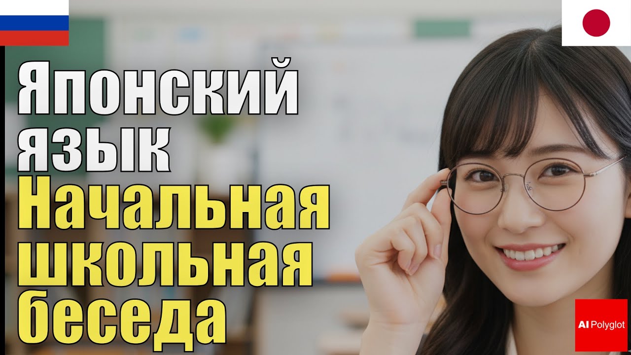 Японский язык Начальная школьная беседа | С нуля | Аудирование | Фоном | Повседневные фразы | Правил
