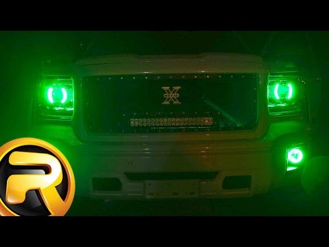 Color Shift Oracle LED Headlight Halo Kit