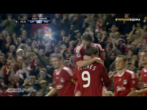 Fernando Torres Vs PSV Eindhoven (UCL) (Home) (01/10/2008) HD 1080i By YazanM8x