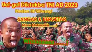 Download lagu Yel yel diktukba TNI AD 2023 Rindam III Siliwangi... mp3