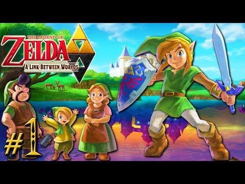 The Legend of Zelda: A Link Between Worlds - Hero's Sword Gameplay Walkthrough PART 1 (Nintendo 3DS)