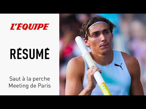 Saut à la perche - Armand Duplantis en quête de son record du monde au Meeting de Paris