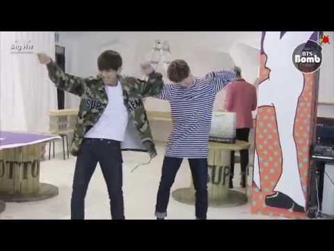 [BANGTAN BOMB] Free dance time with JIMIN & V - BTS (방탄소년단)
