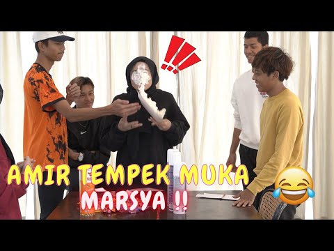 AMIR TEMPEK MUKA MARSYA !! - POTONG ATAU DENDA !!