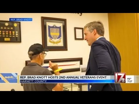 Video: Rep. Brad Knott hosts second annual veterans service event in Harnett County