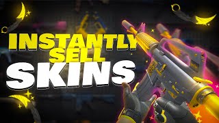 How To Instantly Sell CS:GO Skins for REAL MONEY In 2022!