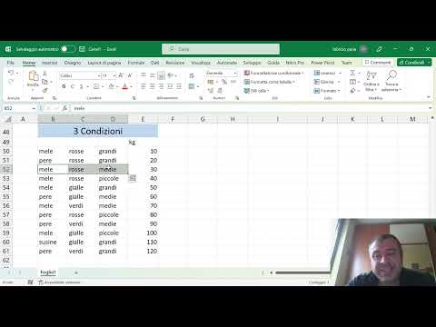 Excel Lezione 32: ricerca dati con più condizioni. 2 metodi usando le funzioni Indice e Confronta.