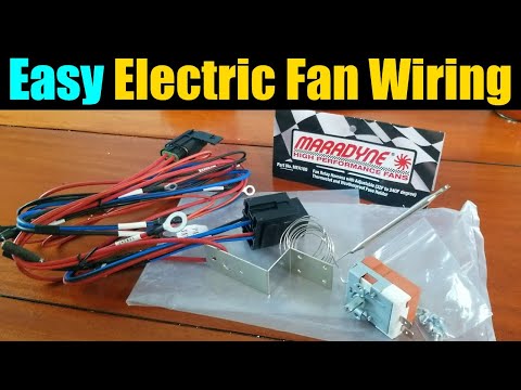 How To Wire Electric Fans - MFA100 Fan Switch And Wiring Kit | Maradyne High Performance Fans |