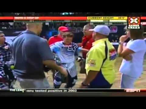 Ricky Carmichael Crashes During X Games Step Up