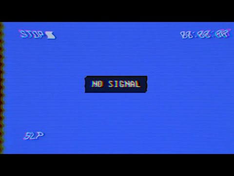 no signal sound effect/screen effect