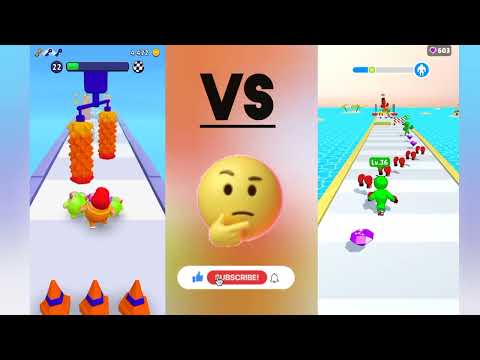 Giant Blob VS Level Up Runner 3D Best Game in for you - GamePlay - all level game
