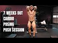 7 WEEKS OUT VLOG - CARDIO/POSING/CHEST TRAINING - THE RETURN