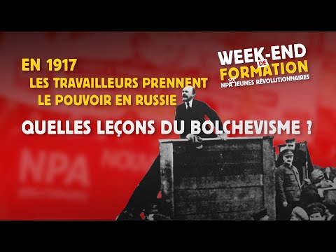 1917, les travailleurs prennent le pouvoir en Russie