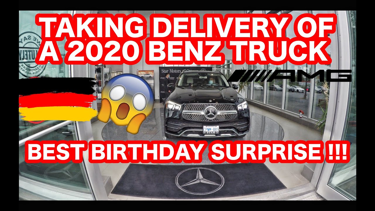 TAKING DELIVERY OF A 2020 MERCEDES BENZ GLE 350 !! NEW CAR BIRTHDAY SURPRISE !!
