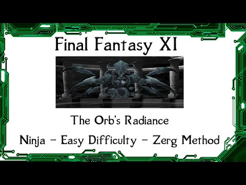 FFXI - The Orbs Radiance HTMB Solo Easy Battle Example and Strategy