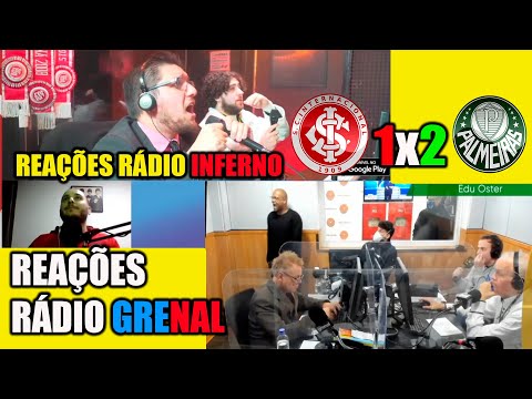 REAÇÕES GAÚCHAS - INTERNACIONAL 1x2 PALMEIRAS - CAMPEONATO BRASILEIRO 2021.