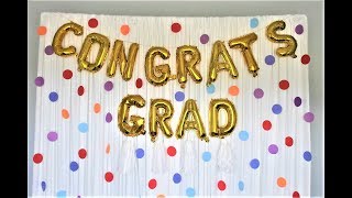Graduation Backdrop DIY | How To