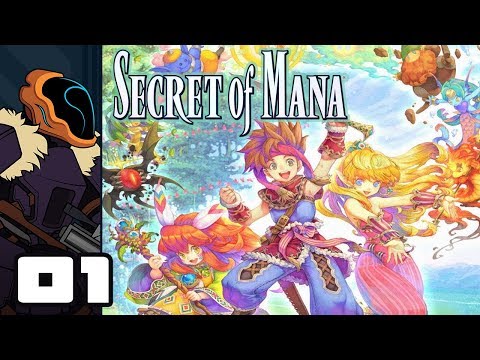 Let's Play Secret of Mana [Remake] - PC Gameplay Part 1 - Kick-Butt Moogle-Man!