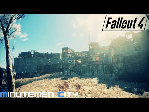 Fallout 4 | Huge Minutemen City at The Castle | Better than Diamond City | Settlement Tour