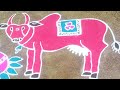Maatu Pongal Kolam Trending Pongal Viral Maatupongal Maatupongalkolam Youtube Indianart Yt