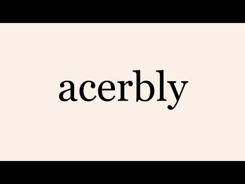 acerbly