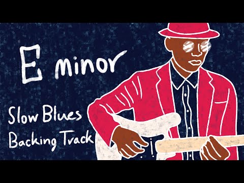 Slow Blues Backing Track in E minor (Em)