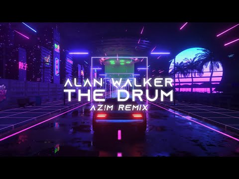Alan Walker - The Drum [AZ!M Remix] (Lyrics Video)