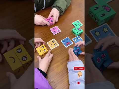 Face changing Rubiks Cube Thinking Training Parent child Toys 1