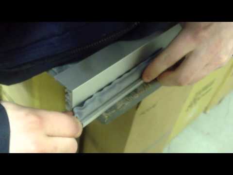 Алюминиевая дверная коробка HAG 40 вставка уплотнителя