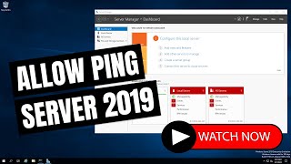 How To Allow or Enable Ping Request in Windows Server 2019 Firewall