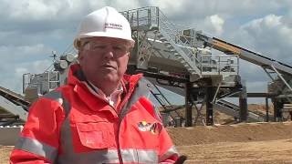 Watch a video of the AggreSand 206 and AggreScrub 150 at Tarmac's Broom Quarry