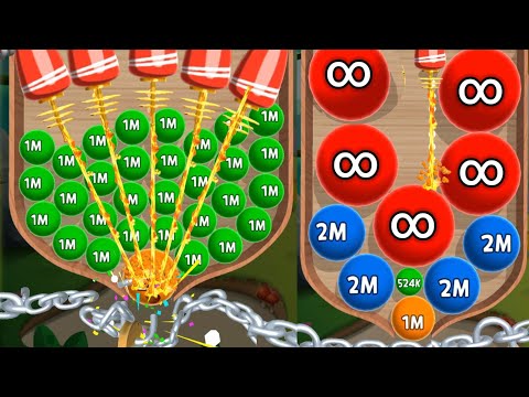 Jelly 2048 vs laser bubbles - Blob Merge 3D 2048 Gameplay Walkthrough level up ball new update