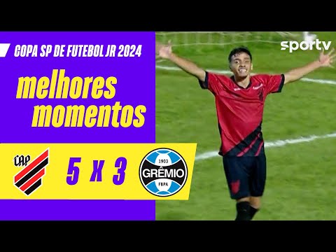 Gols e lances de Athletico Paranaense x Grêmio