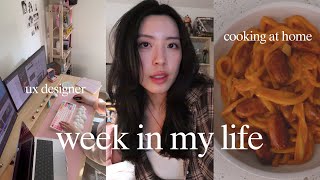 VLOG: week in my life, wfh ux designer, what I eat in a day
