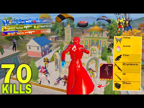 70 Kills🔥 IN 20 MINUTES NEW HARDEST GAMEPLAY 🥵 Pubg mobile