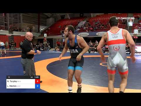 72 Kg Quarterfinal Nick Tarpley New York Athletic Club Vs Lenny Merkin Unattached