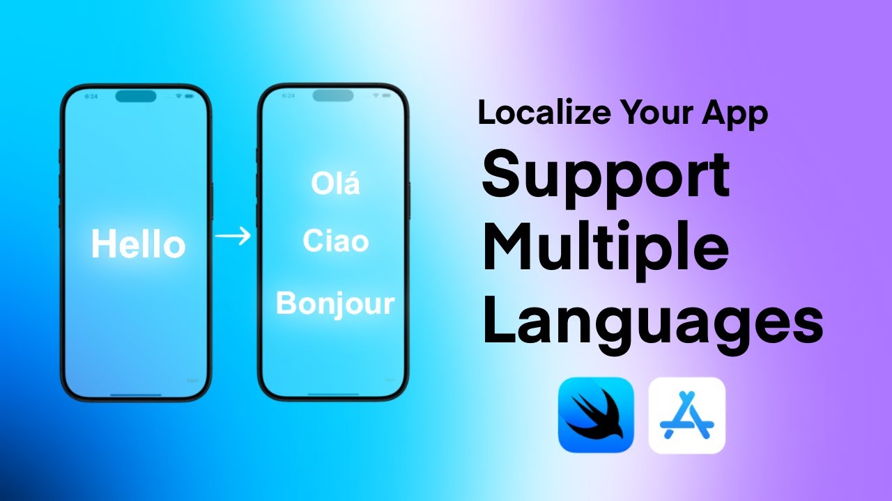 Support Multiple Languages in Your App | iOS Localization Tutorial | SwiftUI & App Store Connect