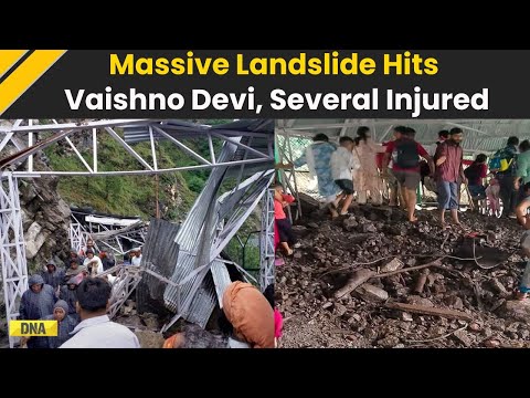 Vaishno Devi Landslide: Landslide Hits Mata Vaishno Devi Yatra Route In J-K's Katra, Several injured