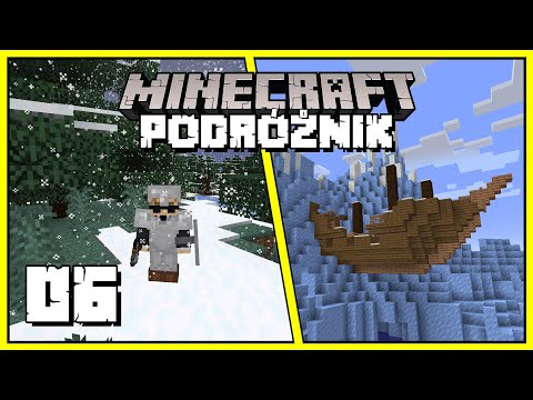 Minecraft Podróżnik #006 - zostałem sam w mroźnej krainie... i szablon kowalski | Minecraft 1.20