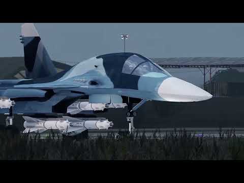 13 minutes ago!! US F-35 pilots ambush Russian Su-34 fighter jets heading towards the border