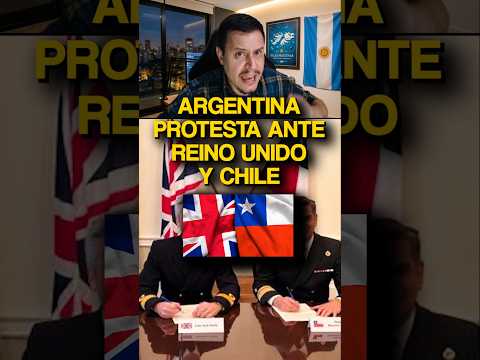 ARGENTINA PROTESTA A CHILE Y REINO UNIDO #argentina #chile #malvinas #uk