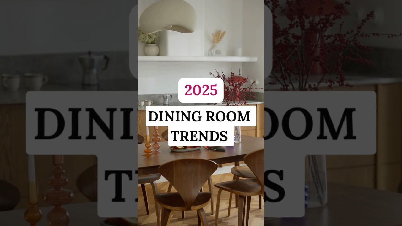 Check out the 2025 Dining Room trends Now! #foyrneo #homedesign #diningroomdecor #2025 #home #design