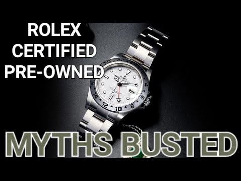 Rolex Certified Pre Owned - Misinformation Clarified