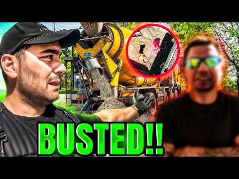 Przyłapałem betoniarza na gorącym uczynku...