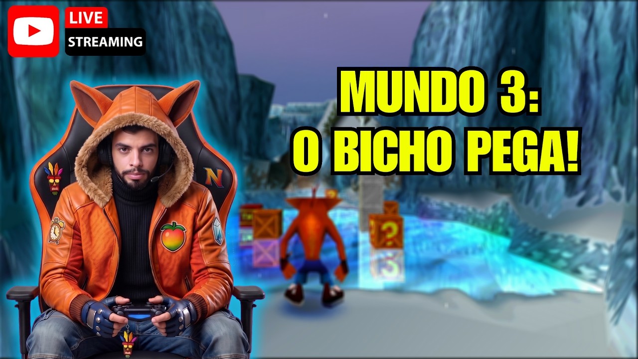 CRASH BANDICOOT 2 (Mundo 3): Pegando TODAS as Joias Secretas! | RetroAchievements 🔴