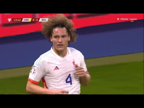 Wout Faes vs Sweden (24/03/2023) || UEFA 2024 Qualifiers